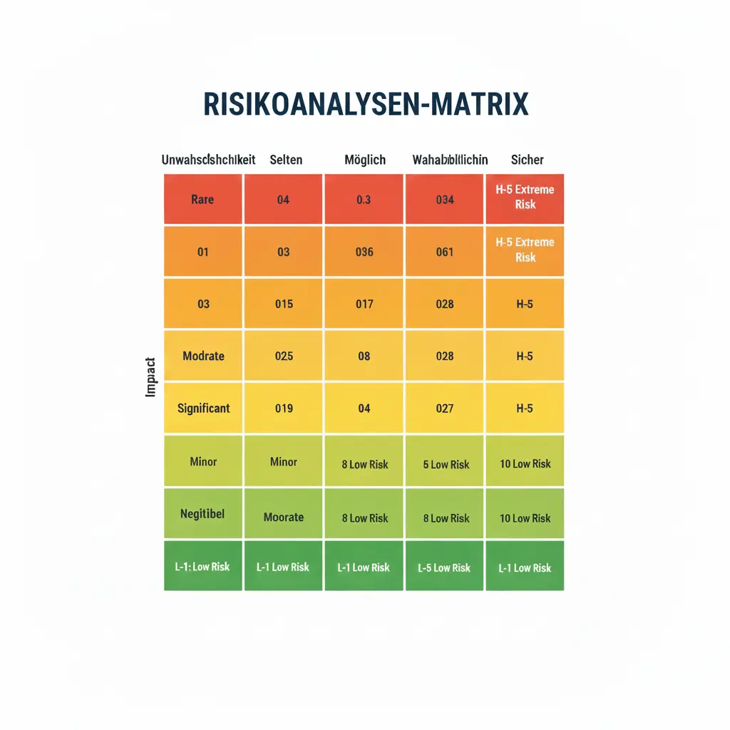 Matrix für eine Risikoanlayse in der Asset Protection